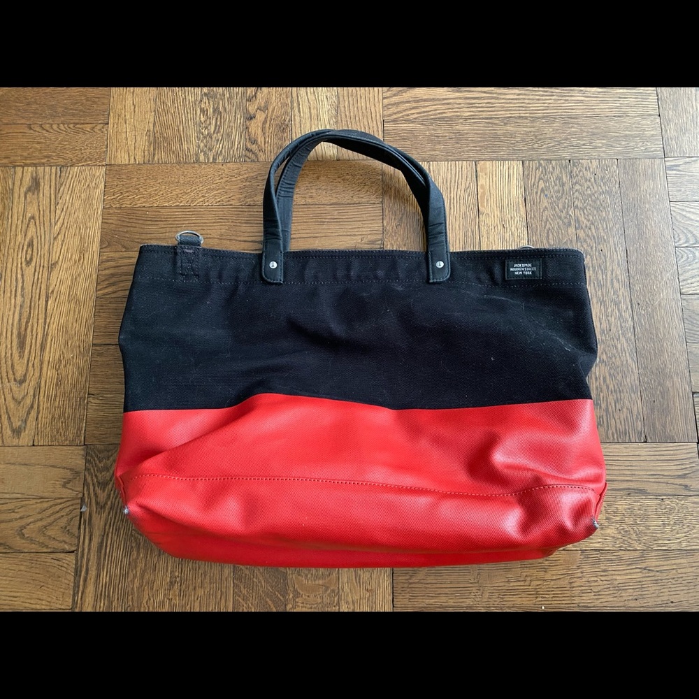 Jack Spade waxwear tote